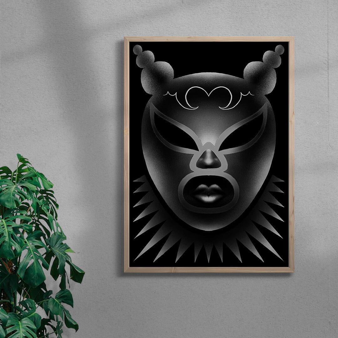 Mala contemporary wall art print by Giulia B - sold by DROOL