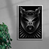 Mala contemporary wall art print by Giulia B - sold by DROOL