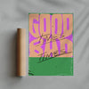 Good times, bad times contemporary wall art print by Jorge Santos - sold by DROOL