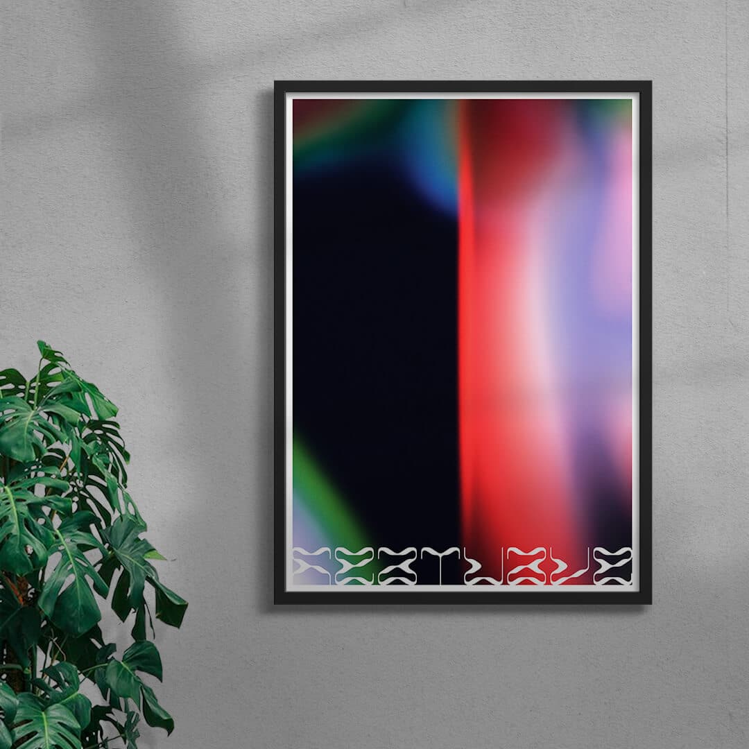 Heatwave contemporary wall art print by Henry M. - sold by DROOL