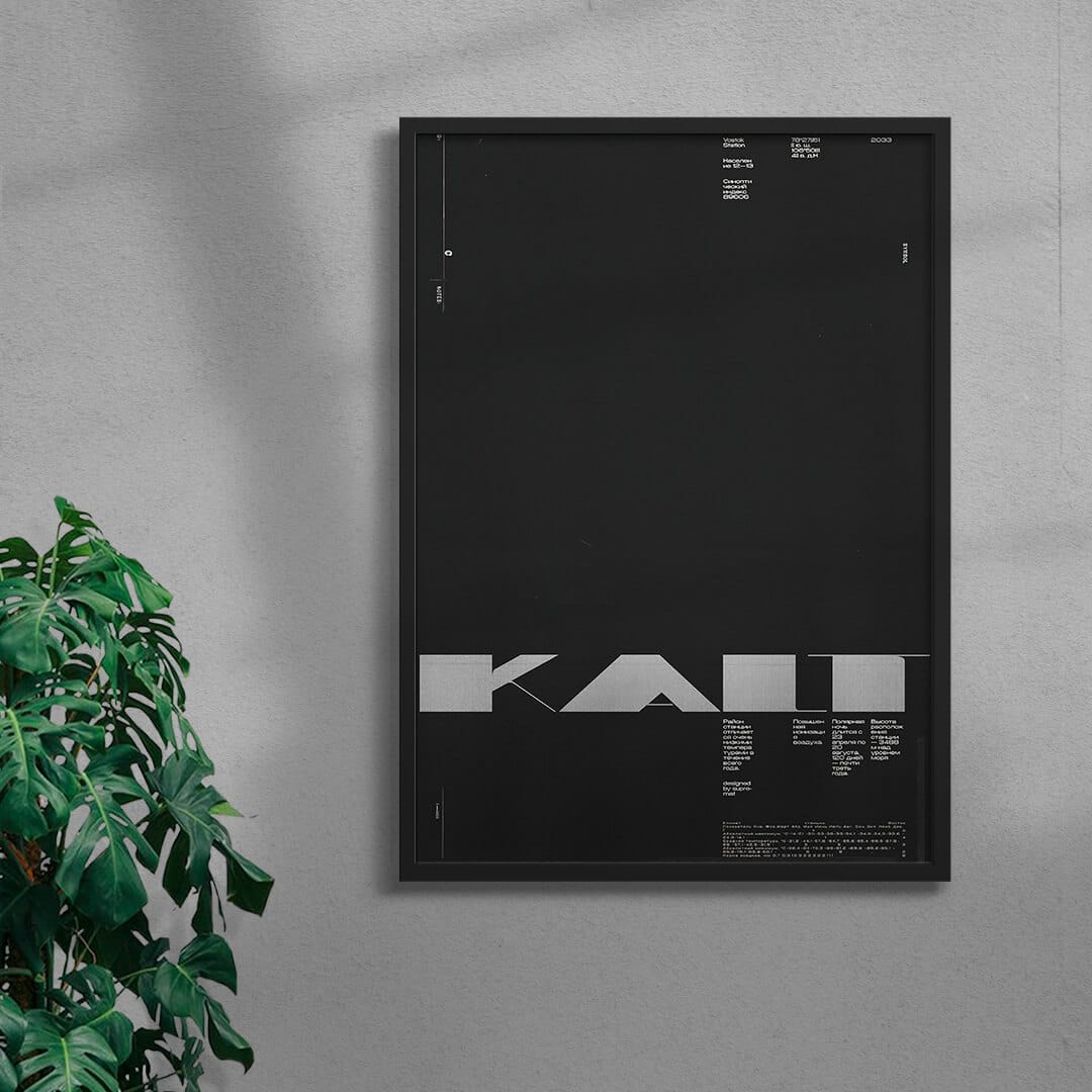 KALT contemporary wall art print by Roman Post. - sold by DROOL
