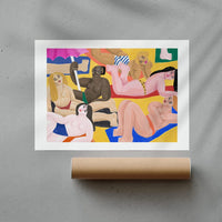 Thumbnail for La plage contemporary wall art print by Cépé - sold by DROOL