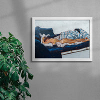 Thumbnail for Laisse tomber les filles contemporary wall art print by Sophie Goudman-Peachey - sold by DROOL