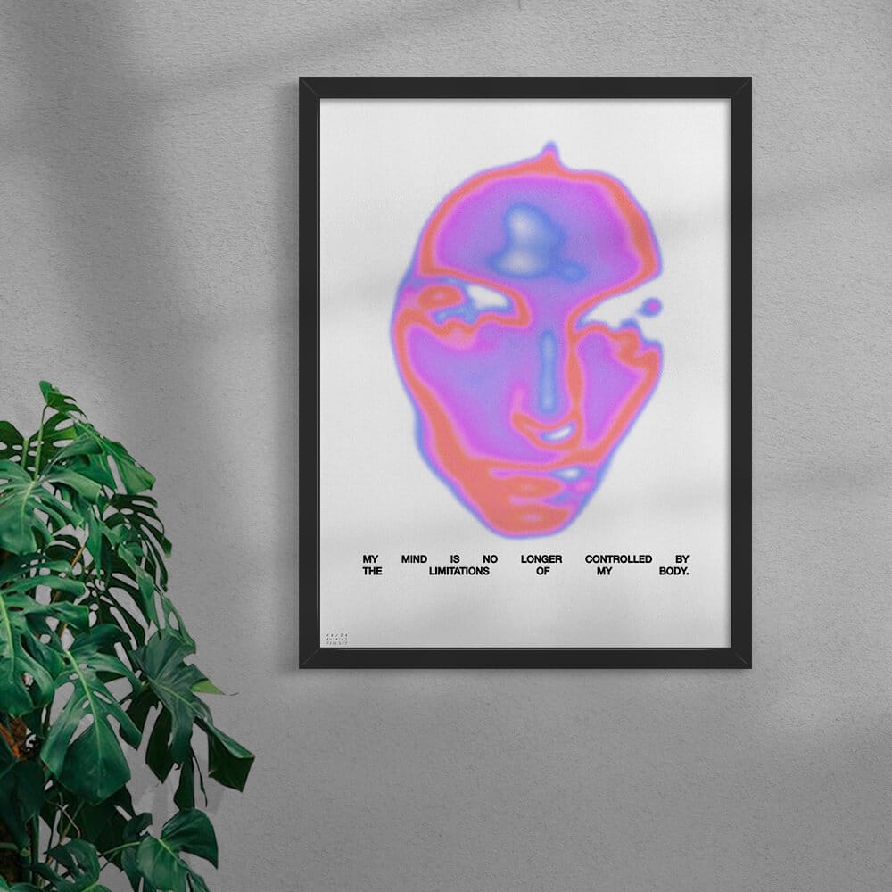 Mind Control contemporary wall art print by Antoine Paikert - sold by DROOL