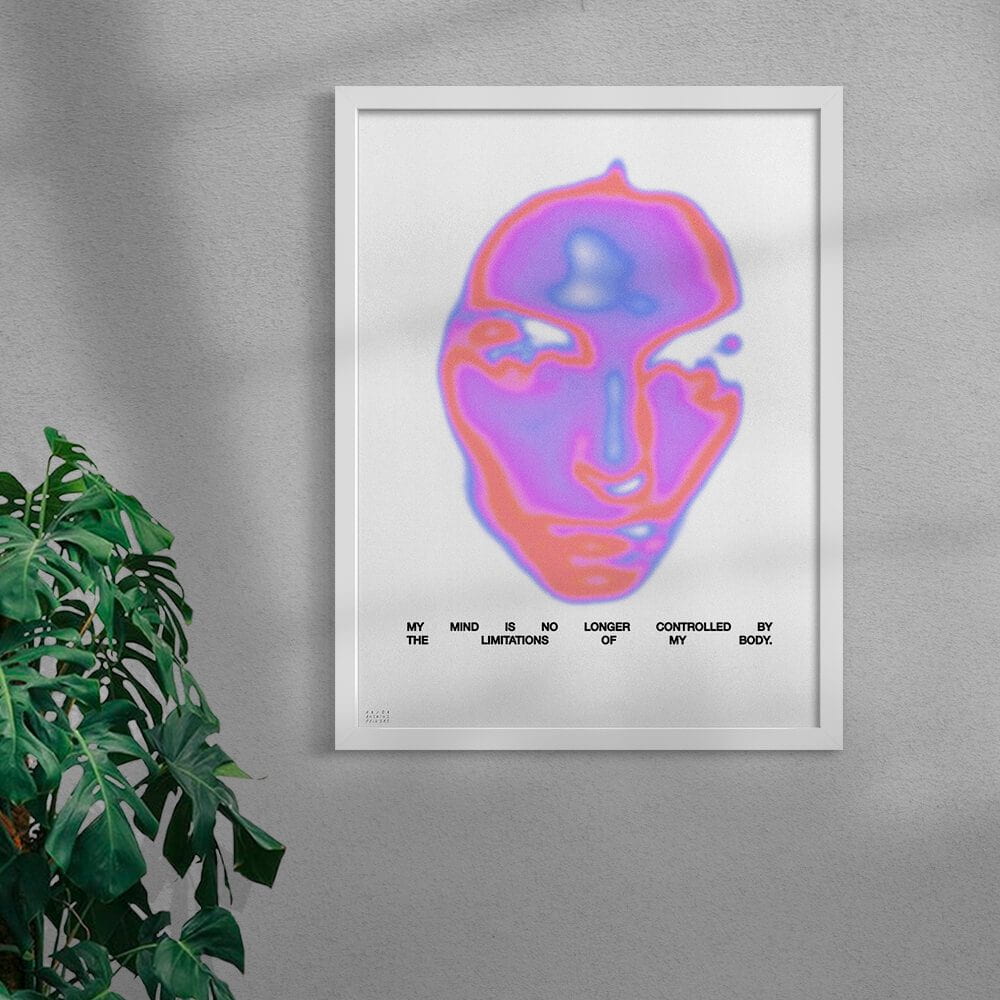 Mind Control contemporary wall art print by Antoine Paikert - sold by DROOL