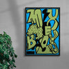 Mix me baby contemporary wall art print by Jorge Santos - sold by DROOL