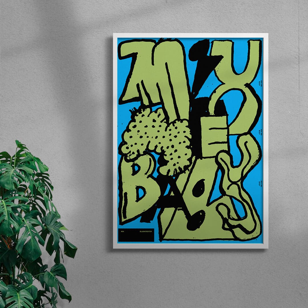 Mix me baby contemporary wall art print by Jorge Santos - sold by DROOL