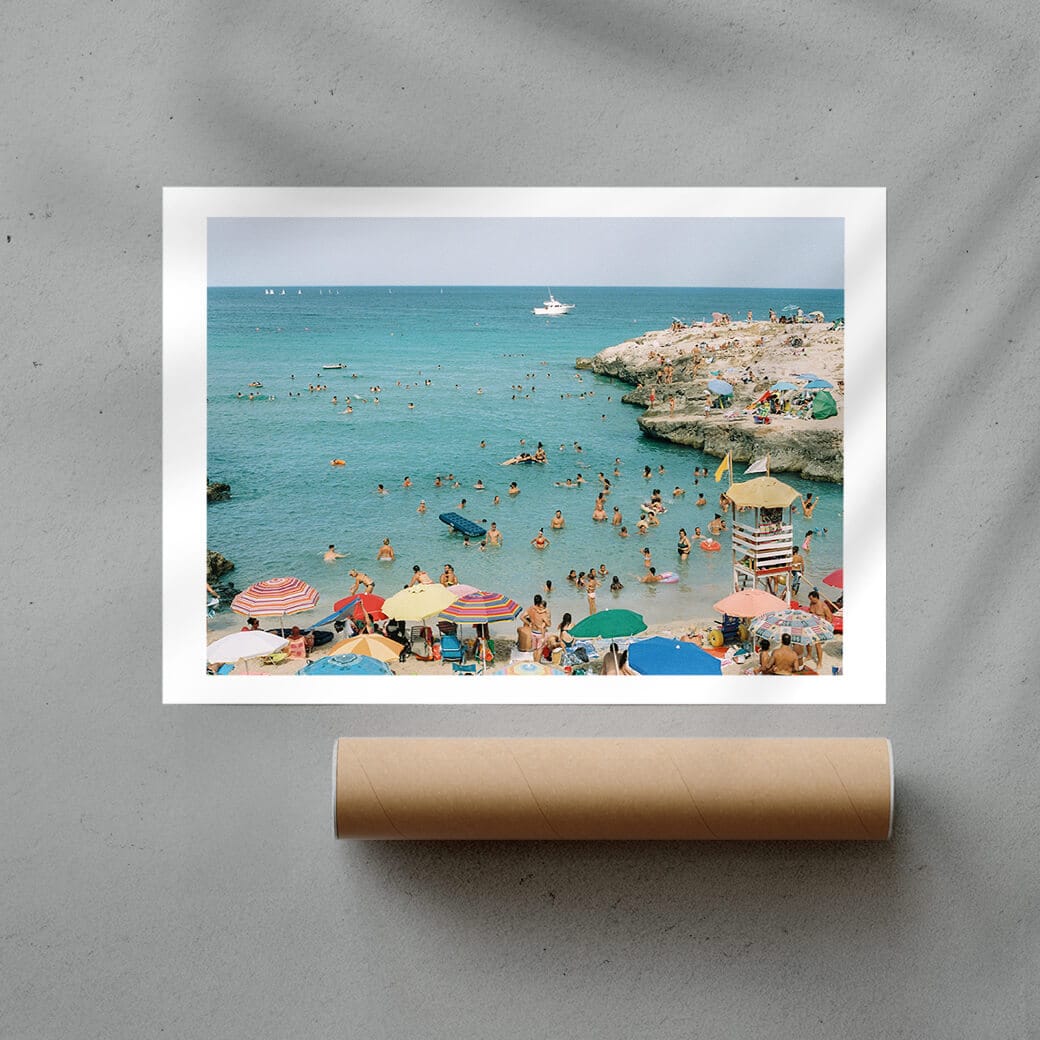 Monopoli contemporary wall art print by Elisa Osols - sold by DROOL