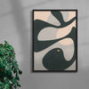 Moss contemporary wall art print by frisk - sold by DROOL