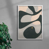 Moss contemporary wall art print by frisk - sold by DROOL