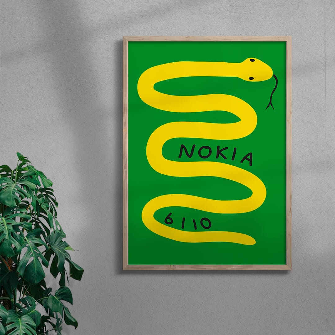 Snake Dance Set contemporary wall art print by DROOL - sold by DROOL
