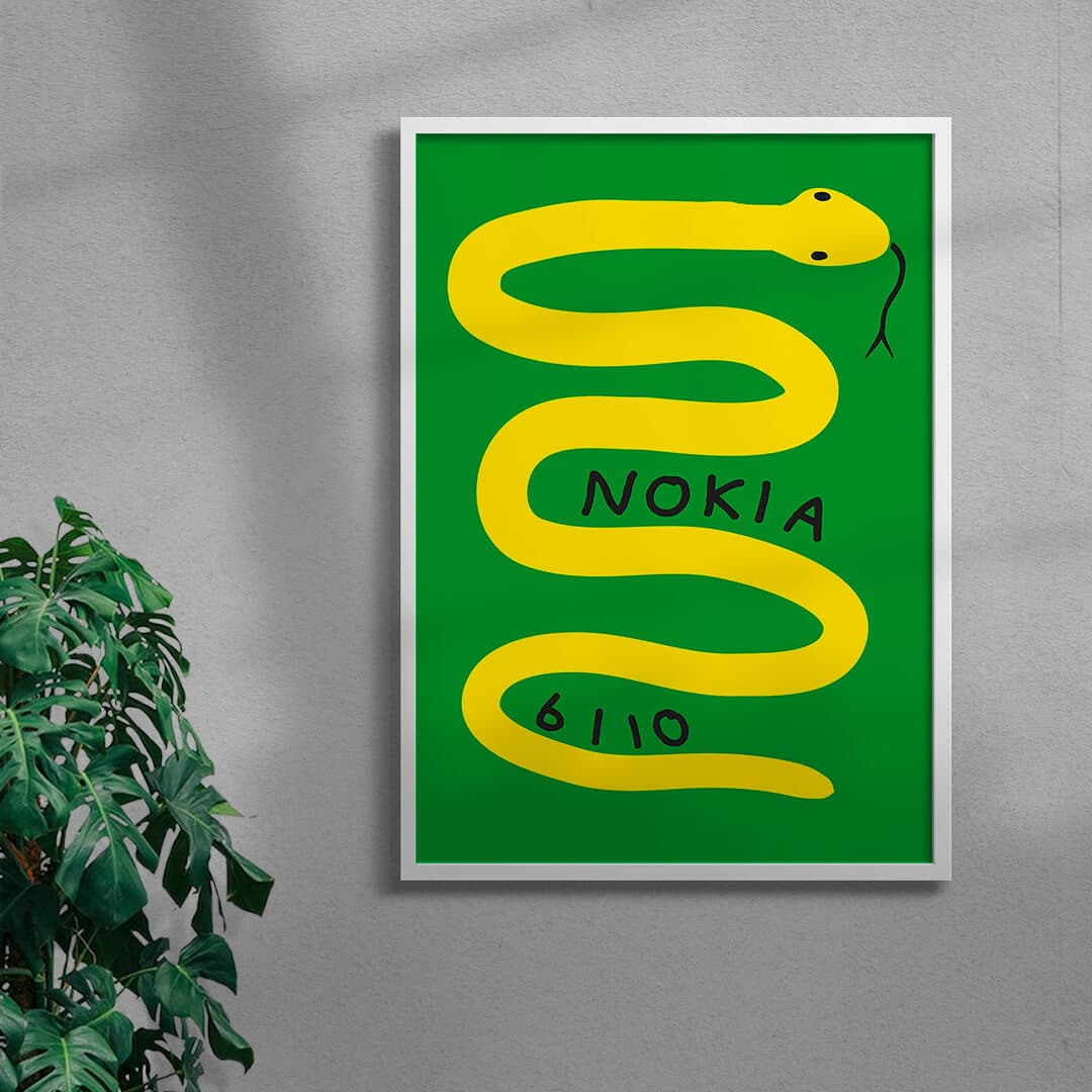 Nokia contemporary wall art print by Max Blackmore - sold by DROOL