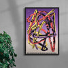 Load image into Gallery viewer, Ricochet 01 contemporary wall art print by Mihailo Kalabic - sold by DROOL