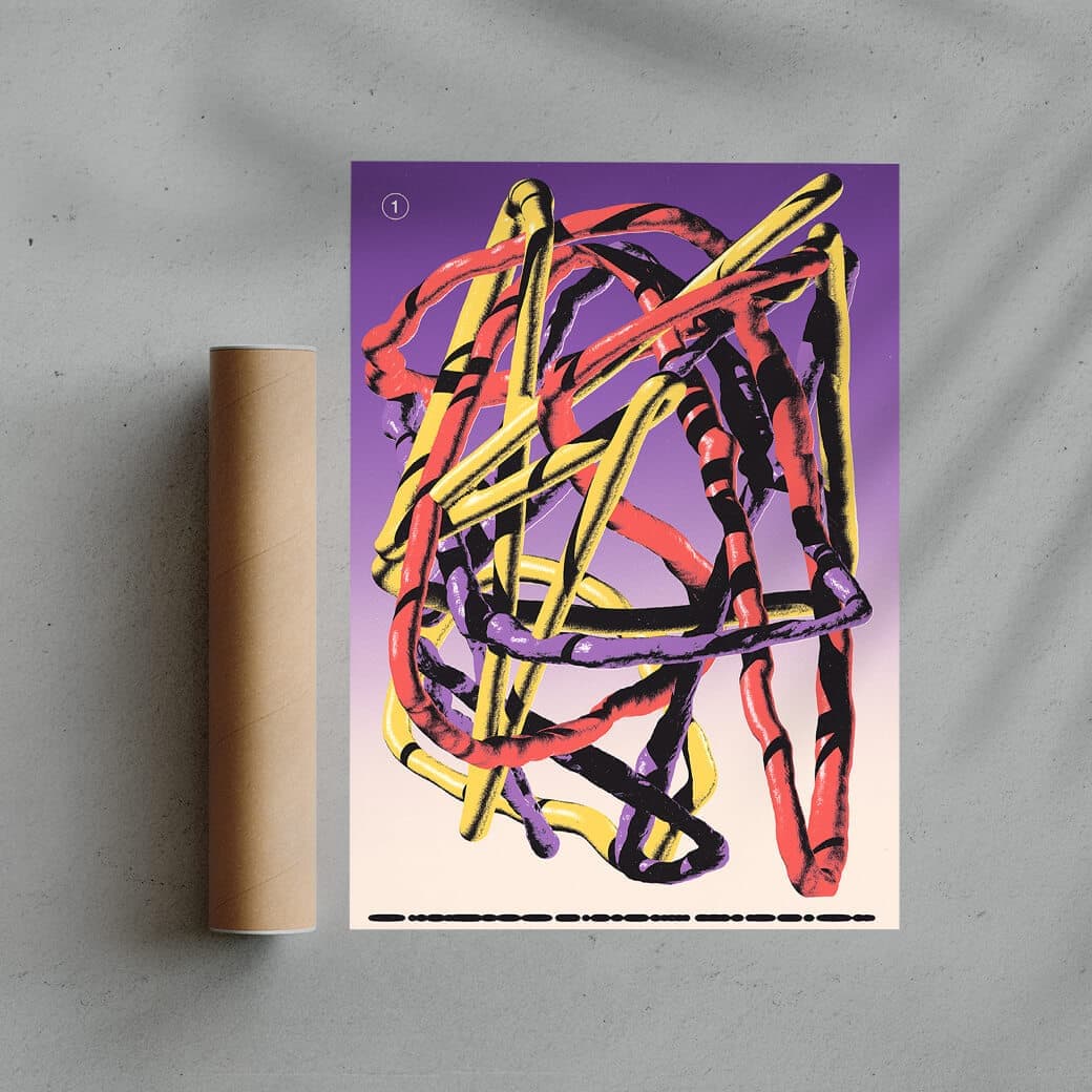 Ricochet 01 by Mihailo Kalabic contemporary art print sold DROOL