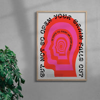 Thumbnail for Open mind contemporary wall art print by John Schulisch - sold by DROOL