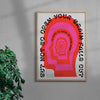 Load image into Gallery viewer, Mindwave Set contemporary wall art print by DROOL - sold by DROOL