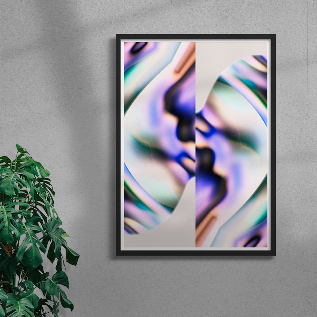 Parallels contemporary wall art print by Henry M. - sold by DROOL