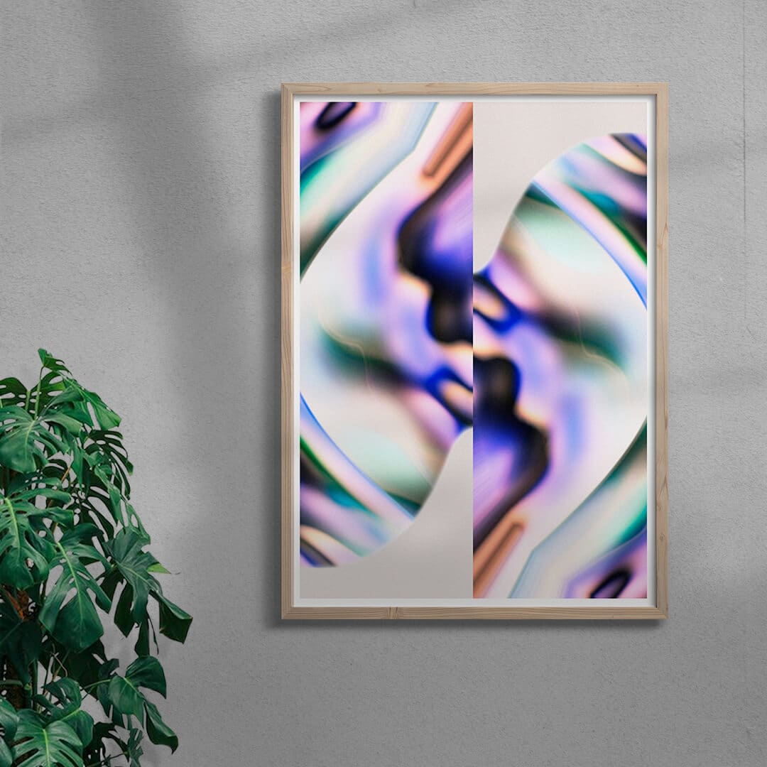 Parallels contemporary wall art print by Henry M. - sold by DROOL