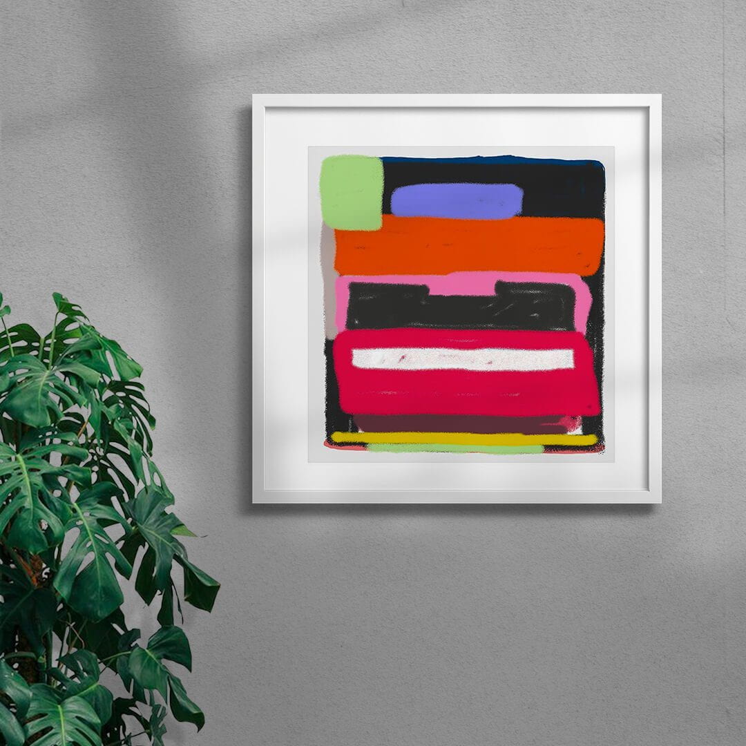 Pastel3 contemporary wall art print by IRSKIY - sold by DROOL