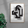 Load image into Gallery viewer, RNT contemporary wall art print by Przemek Bizoń - sold by DROOL