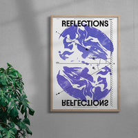 Thumbnail for Reflections contemporary wall art print by John Schulisch - sold by DROOL