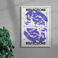 Thumbnail for Reflections contemporary wall art print by John Schulisch - sold by DROOL