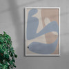 Sea contemporary wall art print by frisk - sold by DROOL