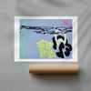 Load image into Gallery viewer, Silent Plane contemporary wall art print by Jenny Beard - sold by DROOL
