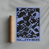 Load image into Gallery viewer, Slither contemporary wall art print by Adam Foster - sold by DROOL
