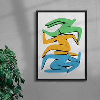 Thumbnail for Stack contemporary wall art print by Jocelyn Tsaih - sold by DROOL