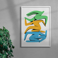 Thumbnail for Stack contemporary wall art print by Jocelyn Tsaih - sold by DROOL