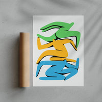 Thumbnail for Stack contemporary wall art print by Jocelyn Tsaih - sold by DROOL