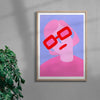 Load image into Gallery viewer, Sunglasses contemporary wall art print by Kissi Ussuki - sold by DROOL