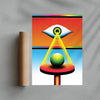 The Eye that Sees All contemporary wall art print by Samuel Finch - sold by DROOL