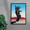 Load image into Gallery viewer, Tatooine Hand Models Wanted contemporary wall art print by Will Da Costa - sold by DROOL