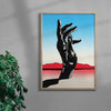 Load image into Gallery viewer, Tatooine Hand Models Wanted contemporary wall art print by Will Da Costa - sold by DROOL