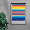 Load image into Gallery viewer, Tendency contemporary wall art print by Linus Lohoff - sold by DROOL