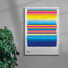 Load image into Gallery viewer, Tendency contemporary wall art print by Linus Lohoff - sold by DROOL
