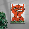 The Devil In I contemporary wall art print by Jorge Santos - sold by DROOL