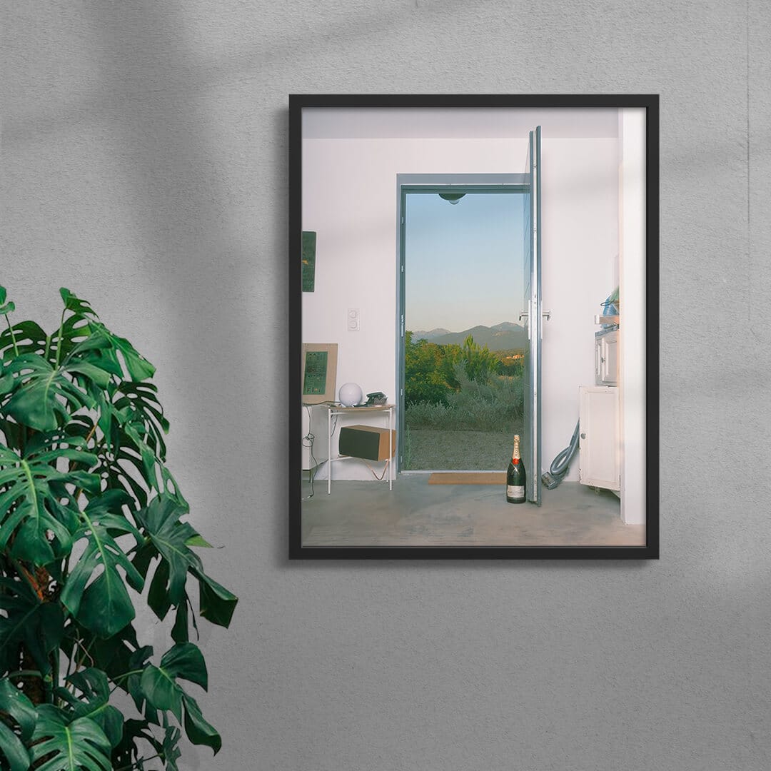 The door contemporary wall art print by Tom Modol - sold by DROOL