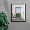 The door contemporary wall art print by Tom Modol - sold by DROOL