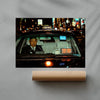 Tokyo Taxi contemporary wall art print by Elisa Osols - sold by DROOL