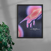 Touch contemporary wall art print by Antoine Paikert - sold by DROOL