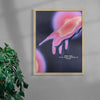 Touch contemporary wall art print by Antoine Paikert - sold by DROOL