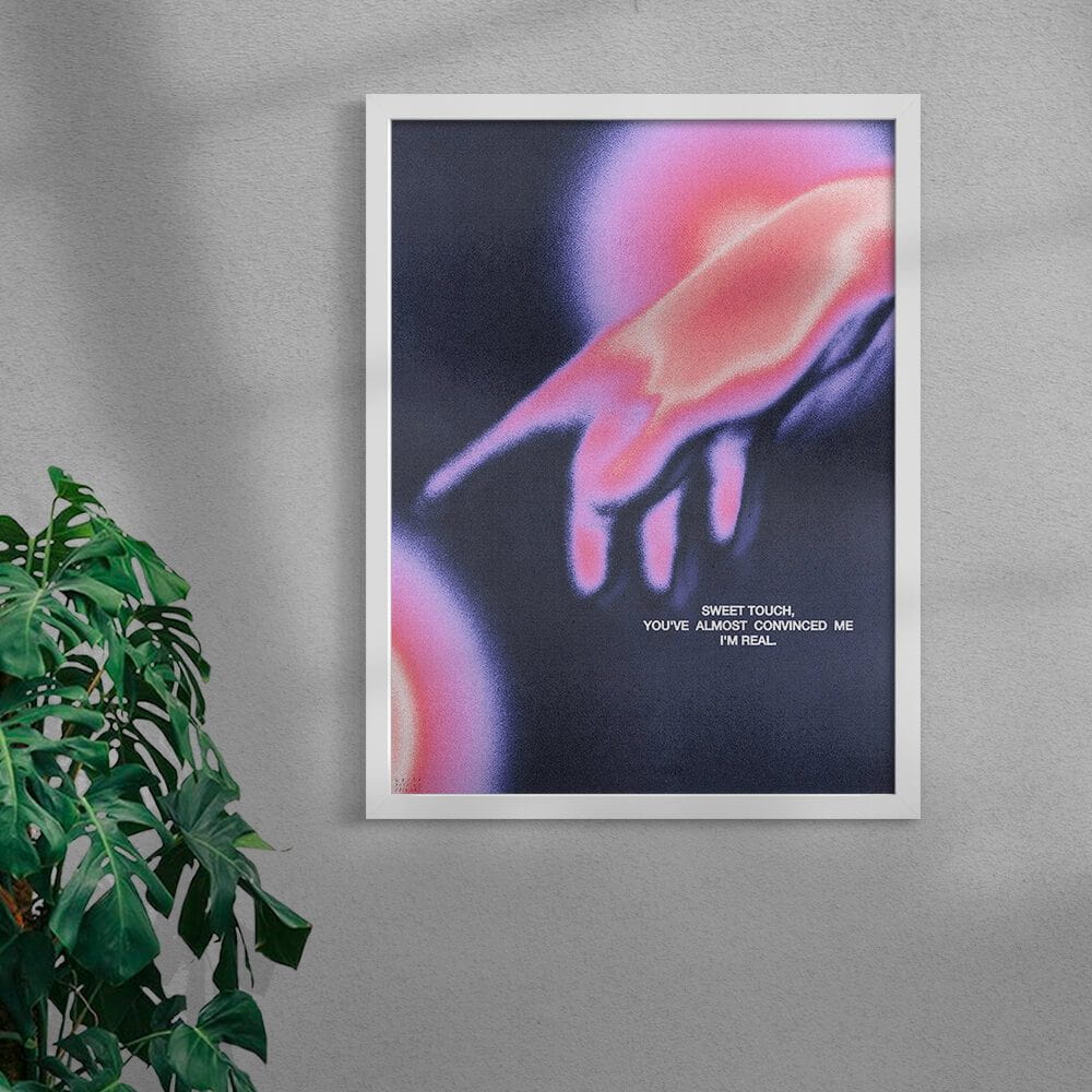 Touch contemporary wall art print by Antoine Paikert - sold by DROOL