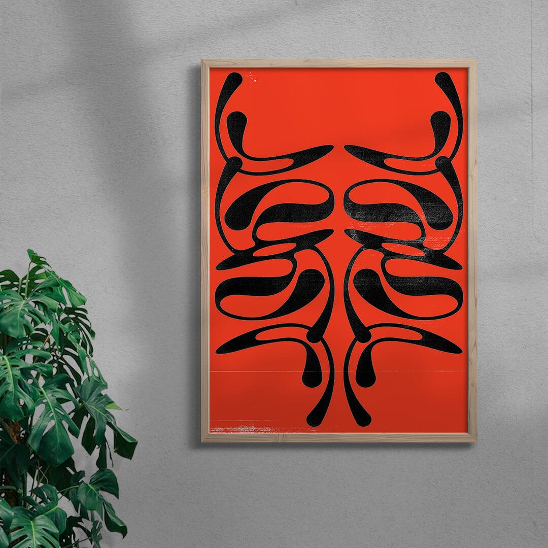 Untitled 01 (Fluidity Series) contemporary wall art print by Vlad Boyko - sold by DROOL