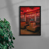 Load image into Gallery viewer, A Night in Albuquerque contemporary wall art print by Kenzie Meeker - sold by DROOL