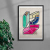 (Untitled) ONE contemporary wall art print by Javi Cazenave - sold by DROOL
