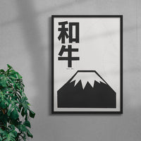 Thumbnail for Wagyu contemporary wall art print by Xela - sold by DROOL