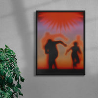 Thumbnail for What Happened contemporary wall art print by Antoine Paikert - sold by DROOL